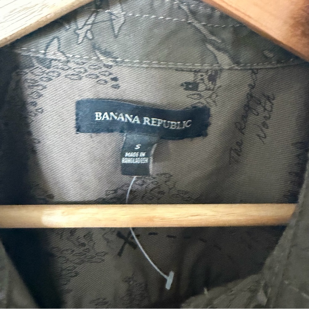 Banana Republic Safari Utility Shirt Jacket Dress Small NWOT - Picture 6 of 13